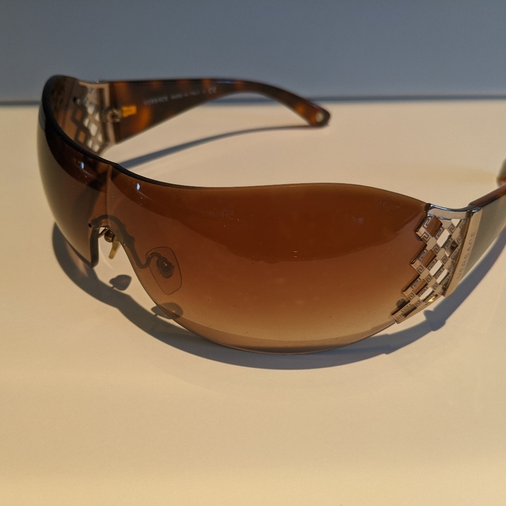 Versace wrap style sunglasses